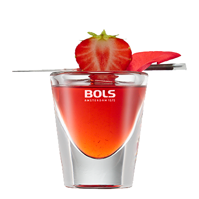 Love Is Hot z likierem Bols Strawberry